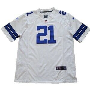 Nike Onfield Dallas Cowboys Jersey Mens XL White Elliott #21 Stitched Jersey